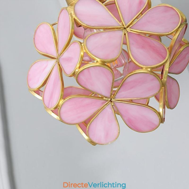 Nordic Creative Hanglamp Glas Thuisverlichting Bloemblaadje Vorm Lamp Lamp