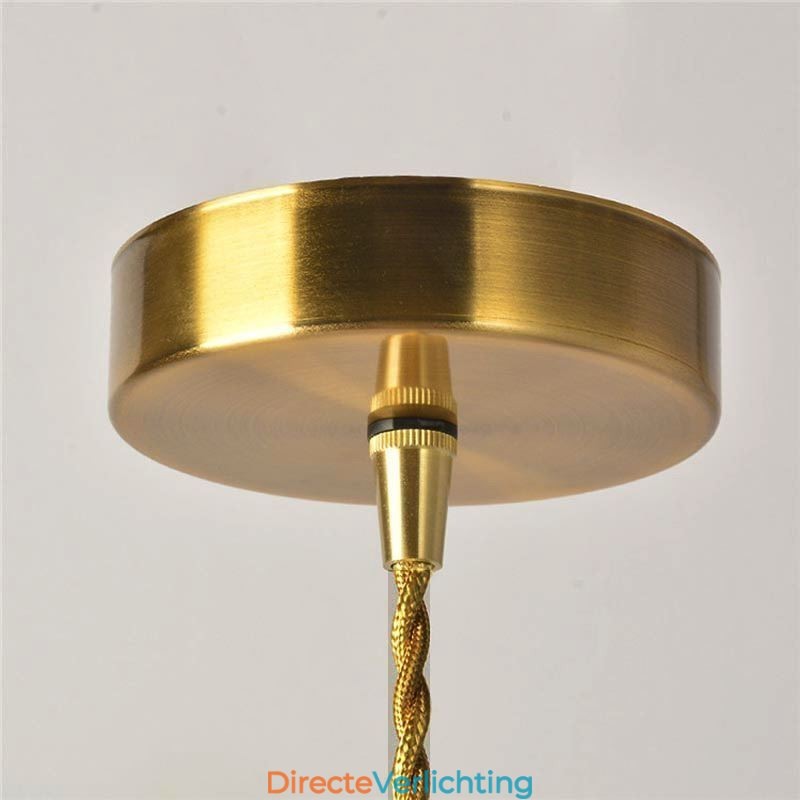 Jelly Jar Lamp Armatuur Geribbelde Glazen Hanglamp