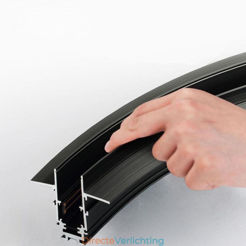 Ronde railverlichting magnetische inbouwrailverlichtingsarmatuur 150cm