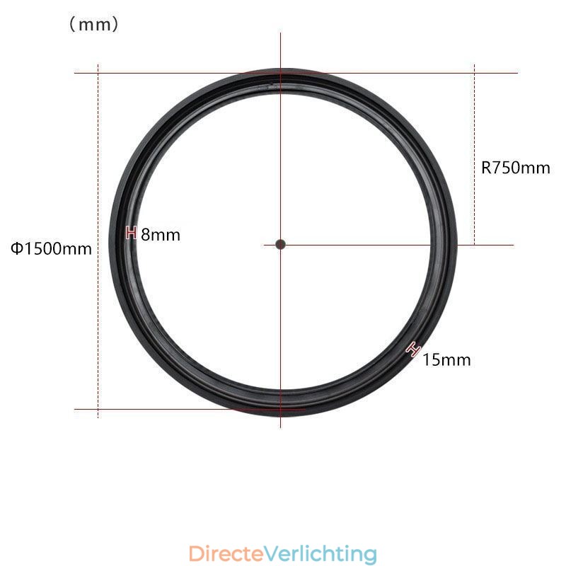 Ronde magnetische railverlichting inbouwspot decoratieve verlichting 150cm