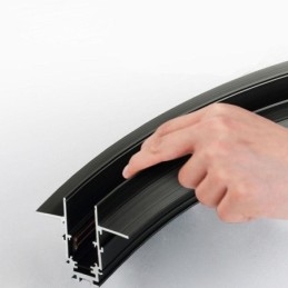 Circulair railsysteem Magnetische inbouwrailverlichtingsarmatuur 120cm