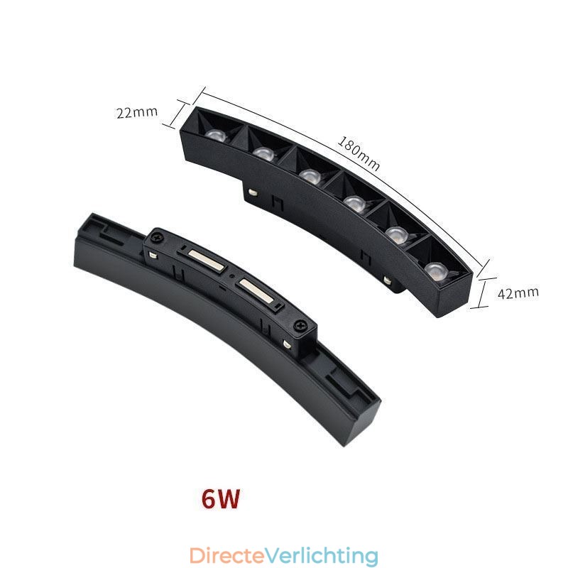 Circulair railsysteem Magnetische inbouwrailverlichtingsarmatuur 120cm