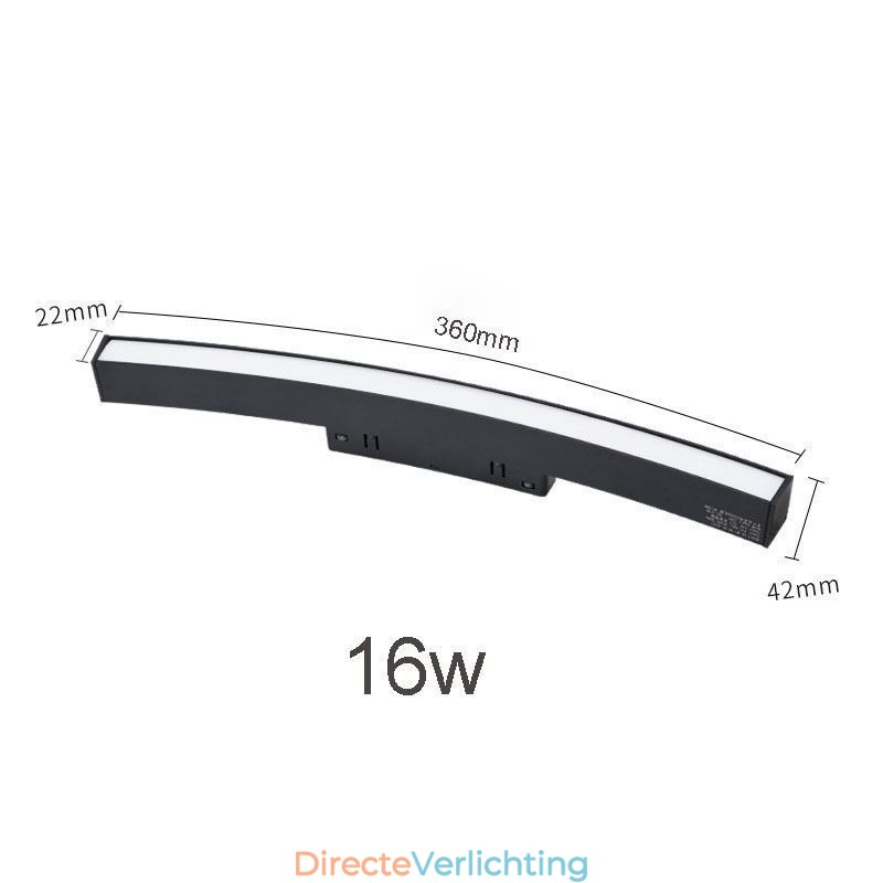 Circulair railsysteem Magnetische inbouwrailverlichtingsarmatuur 120cm