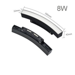 Railverlichting Magnetische inbouw cirkelvormige railverlichtingsarmatuur 120cm