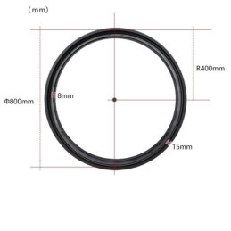 Ronde magnetische railverlichting inbouwspot decoratieve verlichting 80cm