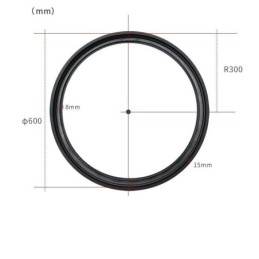 Ronde railverlichting magnetische inbouwspot decoratieve verlichting 60cm