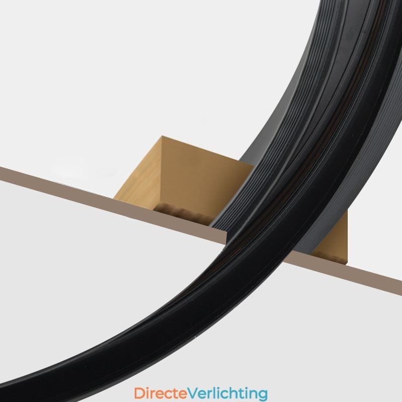 Verzonken rails voor verlichting Ronde magnetische aluminium railstrips