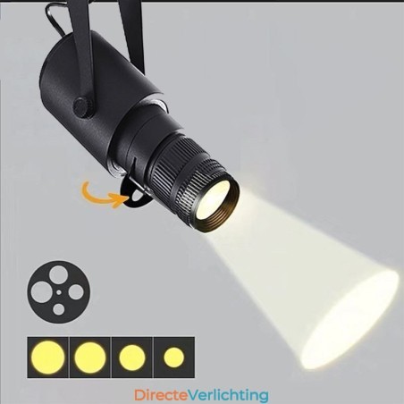 Spotlight Stage KTV Plafondspotlight 4 niveaus van diafragma-aanpassing Spotlight Stage KTV Plafondspotlight 4 niveaus van diafragma-aanpassing