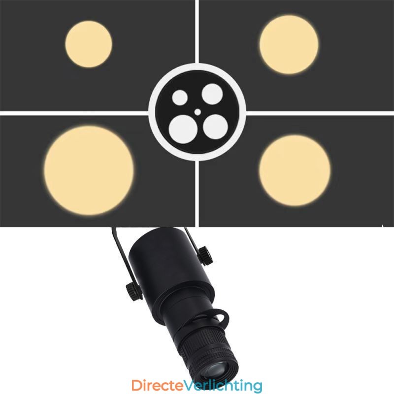 Spotlight Stage KTV Plafondspotlight 4 niveaus van diafragma-aanpassing