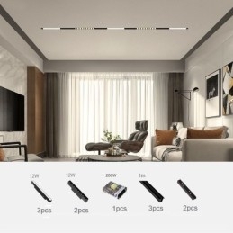 Magnetische railverlichting inbouwspot decoratieve verlichting 3M 36V