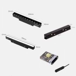 Magnetische railverlichting inbouwspot decoratieve verlichting 3M 36V