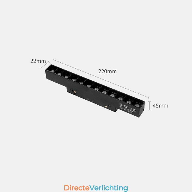 Magnetische railverlichting inbouwspot decoratieve verlichting 3M 36V
