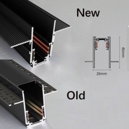 Inbouwspot Magnetische railverlichting Decoratieve verlichting 3M*2