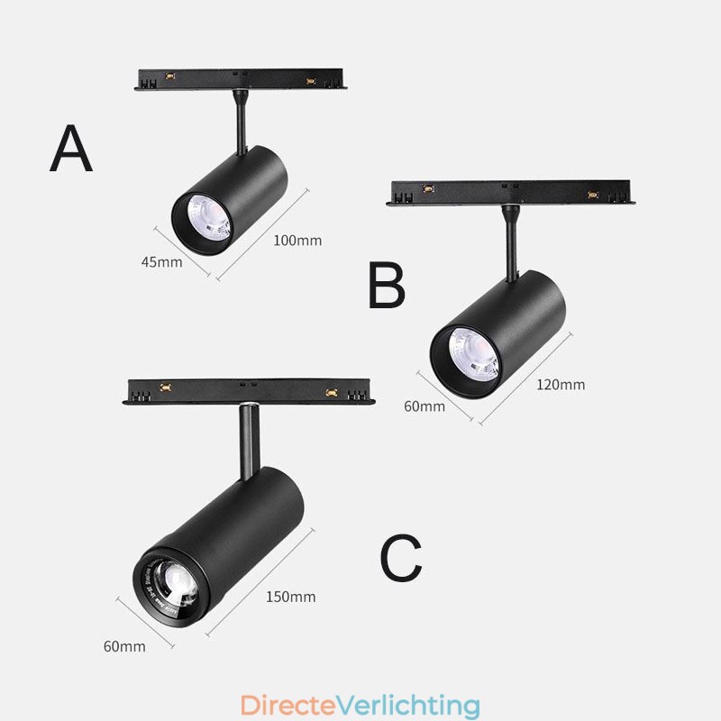 Magnetische railspot Inbouwspot Spotlight