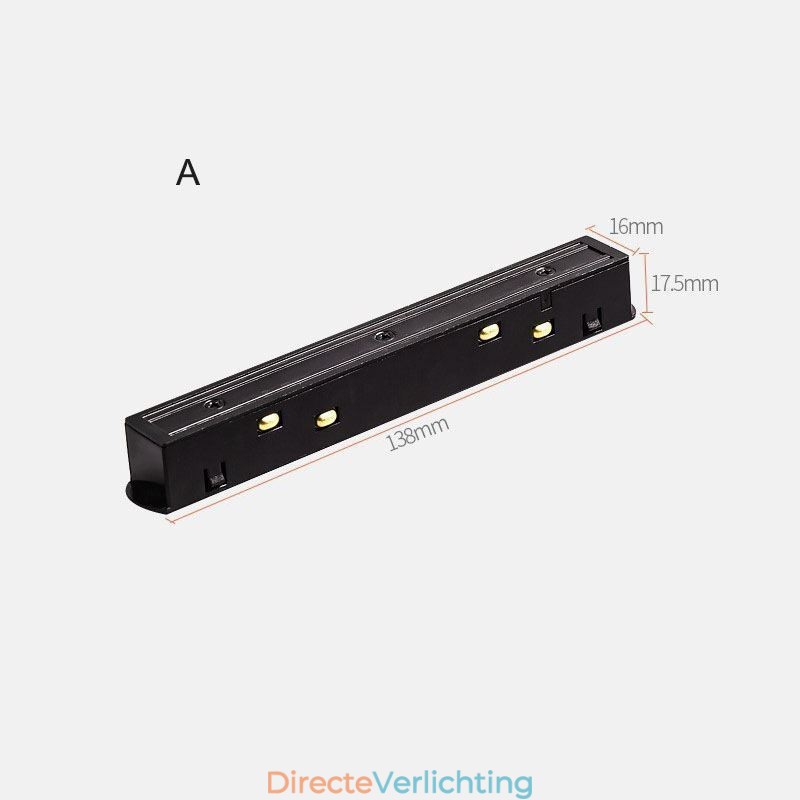 Magnetische railverlichtingsaccessoires Verzonken railhoekverbinding