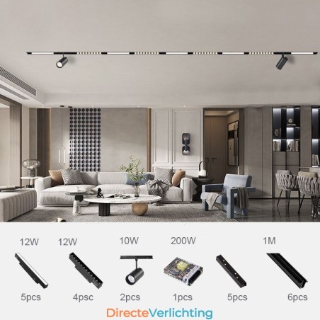 Inbouwspot Magnetische railverlichting Decoratieve verlichting 6M 36V Inbouwspot Magnetische railverlichting Decoratieve verlichting 6M 36V