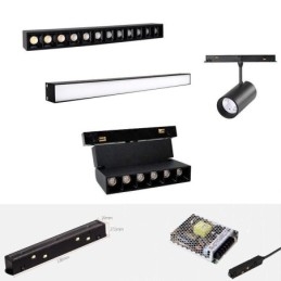 Magnetische railverlichting inbouwspot decoratieve verlichting 6M*2