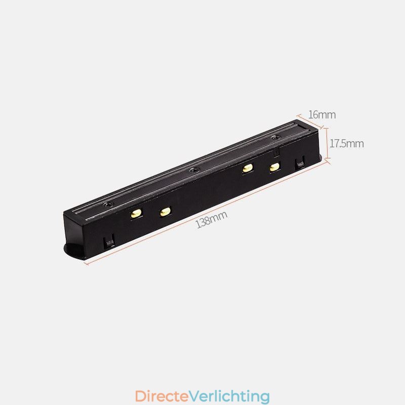 Magnetische railverlichting inbouwspot decoratieve verlichting 6M*2