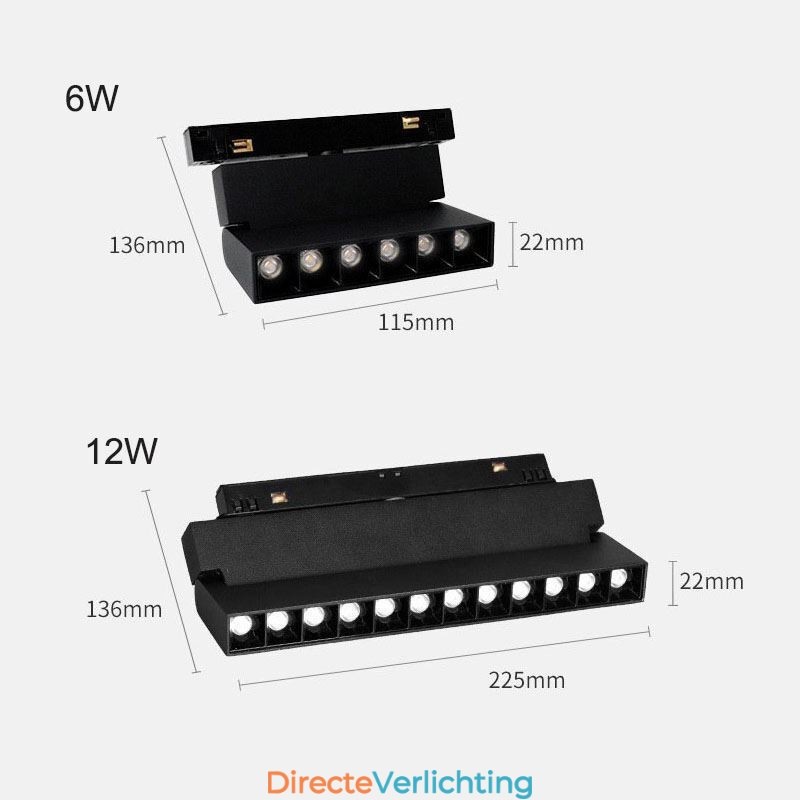 Verzonken railroosterspot Railstripspot Magnetische vouwroosterspot 36V
