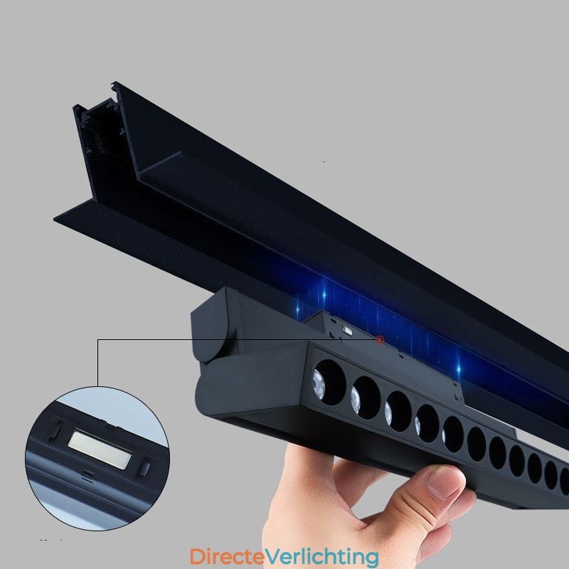 Verzonken railroosterspot Railstripspot Magnetische vouwroosterspot 36V
