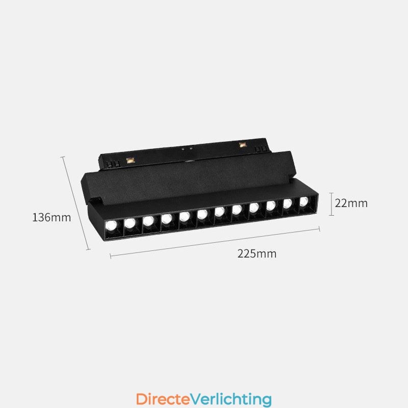 Verzonken railroosterspot Railstripspot Magnetische vouwroosterspot 36V
