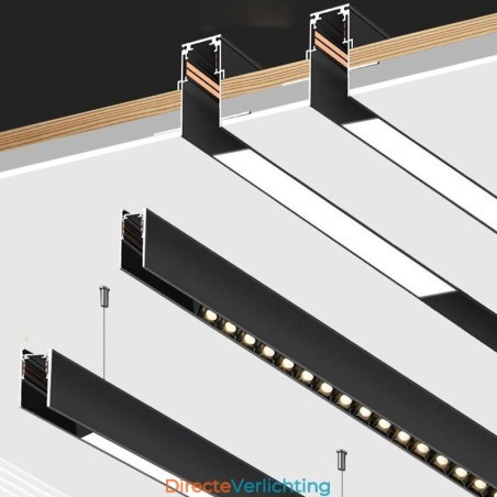 Verzonken rails voor railverlichting Magnetisch aluminium railoppervlakprofiel Ultradunne railverlichtingsstrip 100 cm Verzonken rails voor railverlichting Magnetisch aluminium railoppervlakprofiel Ultradunne railverlichtingsstrip 100 cm