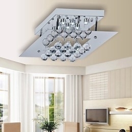 Moderne eigentijdse kristal gegalvaniseerde metalen inbouw