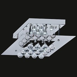 Moderne eigentijdse kristal gegalvaniseerde metalen inbouw