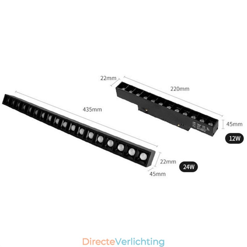 Verzonken railroosterspot Stripspot Magnetische railroosterspot 36V