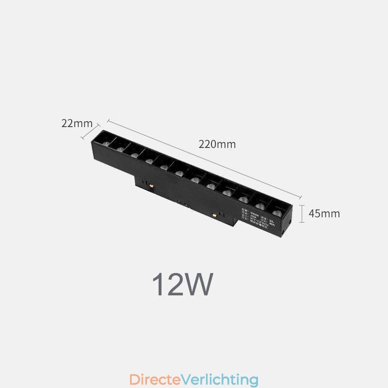 Verzonken railroosterspot Stripspot Magnetische railroosterspot 36V