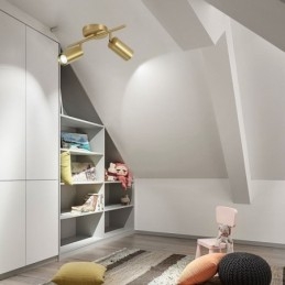 Nordic messing plafondlamp voor inbouw