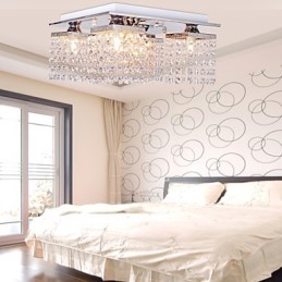 Plafondlamp Kristal Modern 5 Lampen