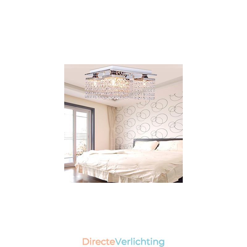 Plafondlamp Kristal Modern 5 Lampen