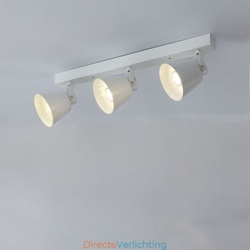 Rustieke vintage spotlight industriële ijzeren railverlichting