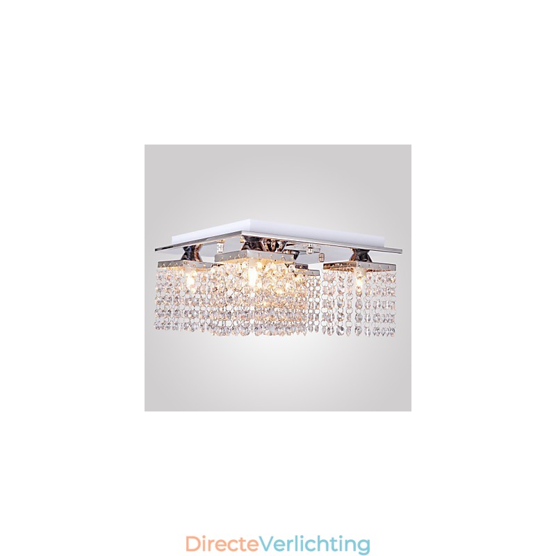 Plafondlamp Kristal Modern 5 Lampen