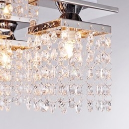Plafondlamp Kristal Modern 5 Lampen