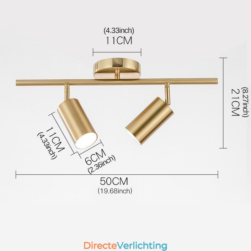 Moderne eenvoudige spot aluminium plafondraillamp