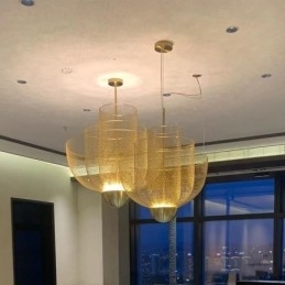 Nordic Grid Designer Creatieve en unieke vorm kunst decoratieve hanglamp