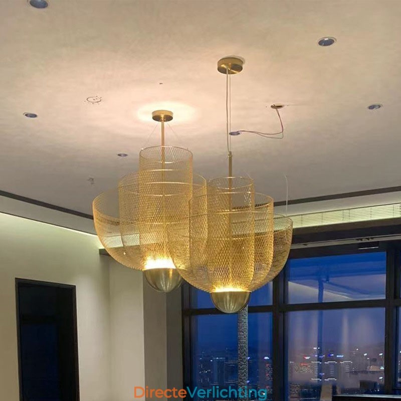 Nordic Grid Designer Creatieve en unieke vorm kunst decoratieve hanglamp