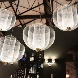 Nordic Grid Designer Creatieve en unieke vorm kunst decoratieve hanglamp
