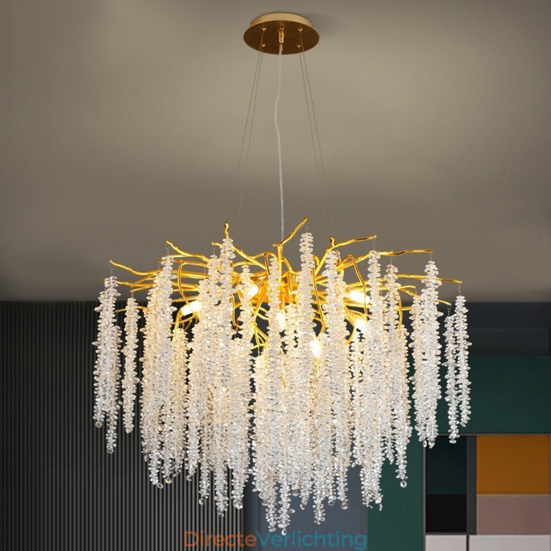 Moderne, prachtige kristallen kroonluchterlamp