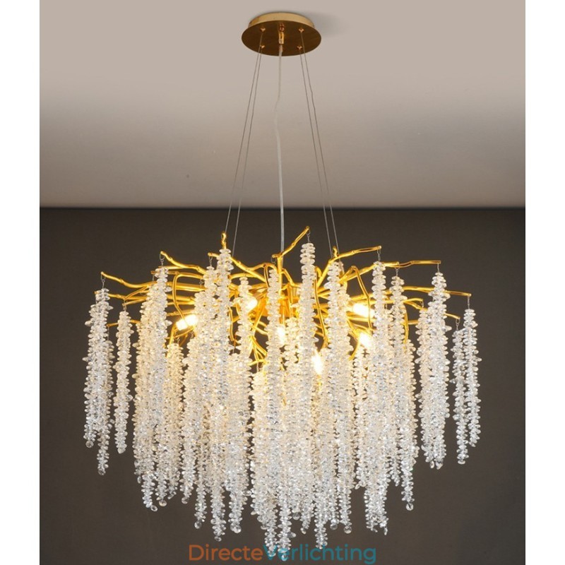 Moderne, prachtige kristallen kroonluchterlamp