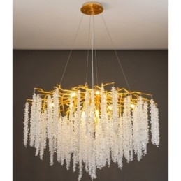 Moderne, prachtige kristallen kroonluchterlamp