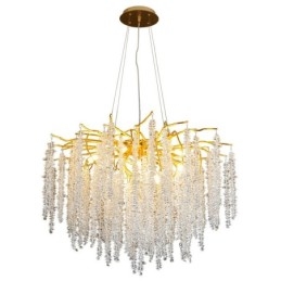 Moderne, prachtige kristallen kroonluchterlamp