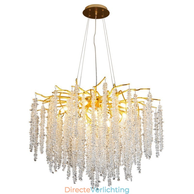 Moderne, prachtige kristallen kroonluchterlamp