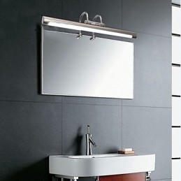 RVS Spiegellampen Acryl Badkamer Wandlampen Make-up Lampen Koud Wit Warm Wit (Afmeting: 57X13.5X15)