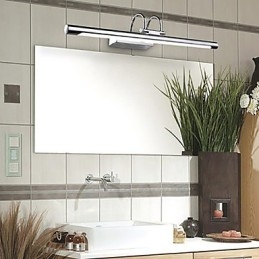 RVS Spiegellampen Acryl Badkamer Wandlampen Make-up Lampen Koud Wit Warm Wit (Afmeting: 57X13.5X15)