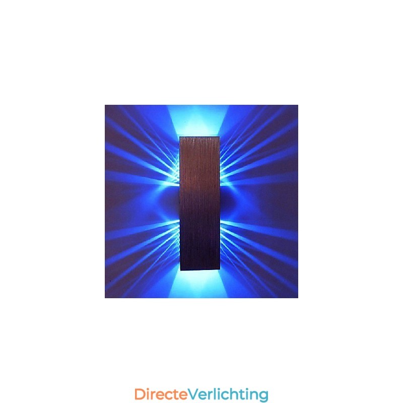 Moderne wandlamp met strooilichtontwerp 2 kubusvormige kappen