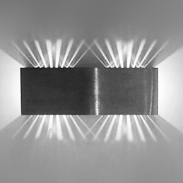 Moderne wandlamp met strooilichtontwerp 2 kubusvormige kappen