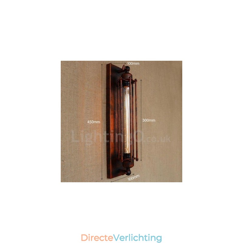 Europa Retro Kledingwinkel Restaurant Scène Decoratieve Kunst Wandlamp